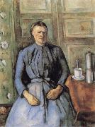 Paul Cezanne Woman with Coffee Pot Sweden oil painting reproduction